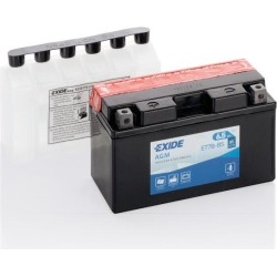 Bateria de mota Exide ET7B-BS 12V 7Ah 85A AGM - 1